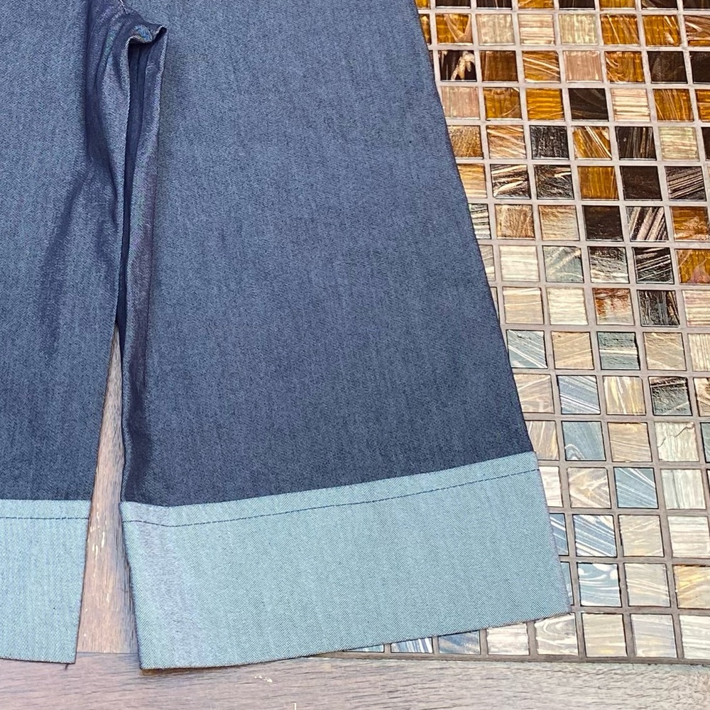 Piccola Ludo Italy Girls Denim Romper - Picture 5 of 10